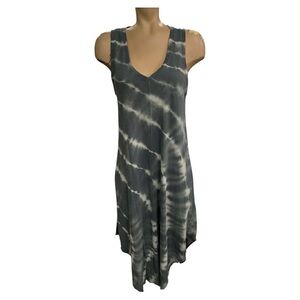 Z Supply Charcoal Tie-Dye Sleeveless Dress Size M